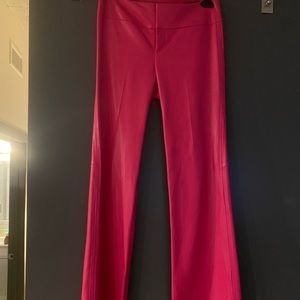 Alice & Olivia vegan leather bootcut pant - Hot pink size 8